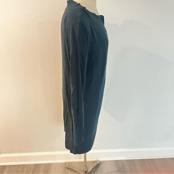 Athleta Studio Barre Sweatshirt Dress 2.0 Forest Green Size Medium - Picture 6 of 8